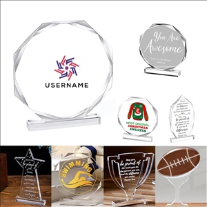 Custom Inspirational Desk Decorations Acrylic Ornaments